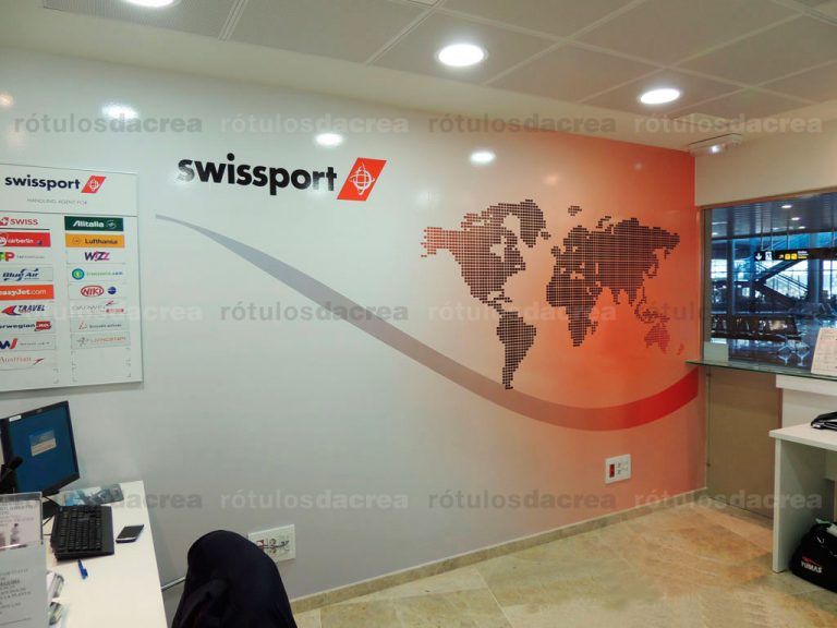 Impresión digital oficina Swissport