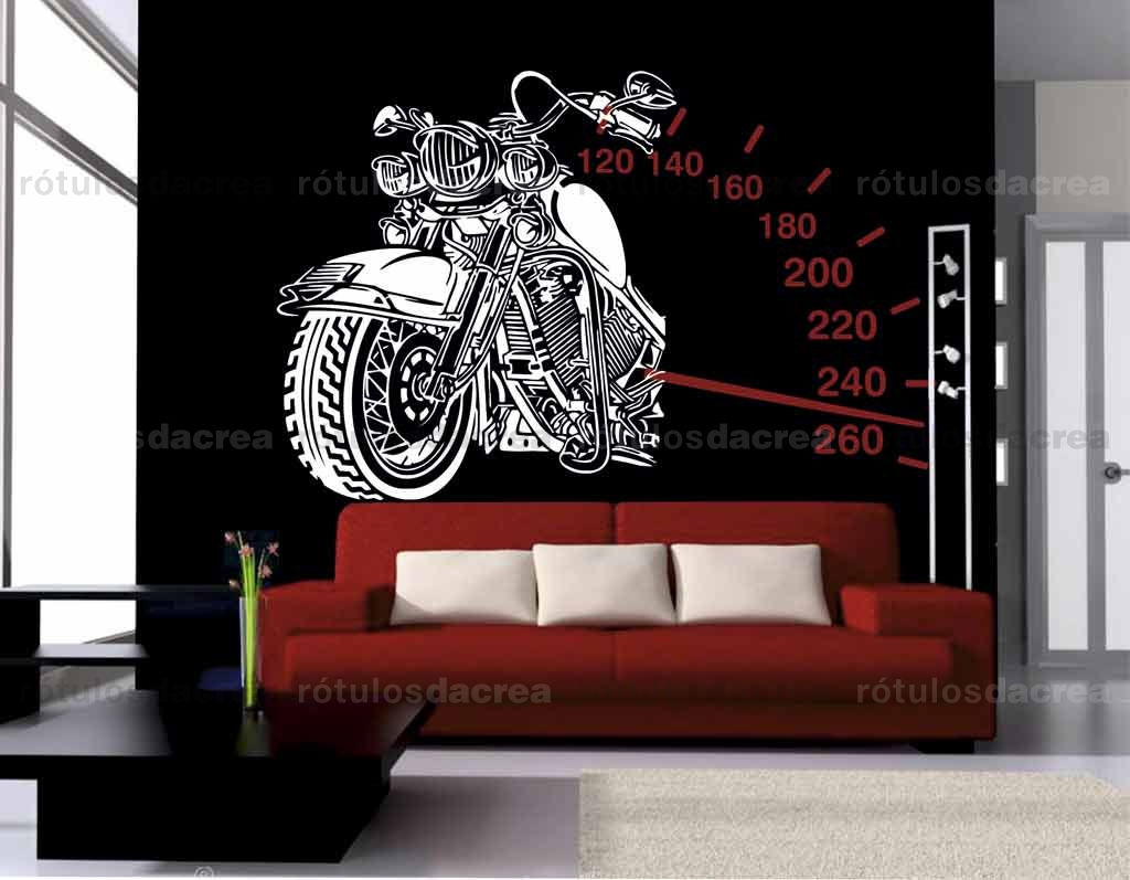 Vinilos decorativos de moto con tacómetro cuentakilómetros