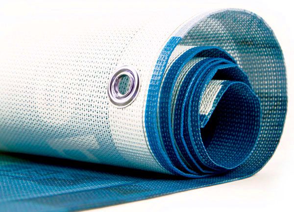 Rollo de lona microperforada